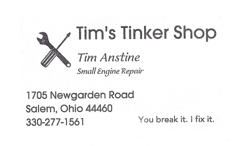 Tim can service your Speedex at his shop or can supply the parts you need to do your own service.